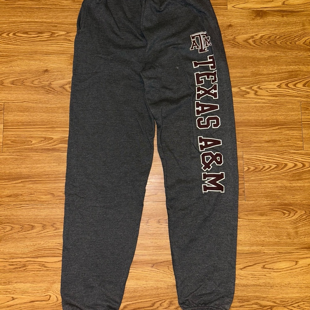 Mens Gray Texas A&M Sweatpants